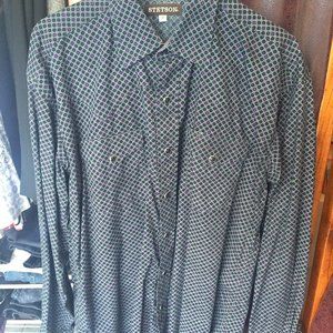 Stetson snap button medium rockabilly shirt